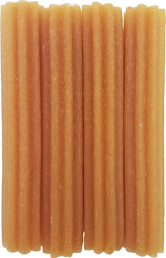 Himalayan Dog Chew Churro Yak Cheese Dog Chews, 100% Natural, Long Lasting, Gluten Free, Healthy & Safe Dog Treats, Lactose & Grain Free, Protein Rich, For All Breeds, Soft, Real Bacon Flavor, 4 Pack