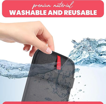 2 Pack Electrostatic Pet Hair Removal Glove for Dogs and Cats Reusable Pet Hair Remover Tool for Bed Carpets Clothing Couch Car Seats Mitts with Strong Grip Pet Hair Fur Removal Gloves Easy Grip