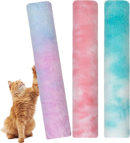 IPTPAS 3 Pack Cat Kicker Toy Pillows, Interactive Plush Toys with Catnip Inside, Soft Durable Kick Sticks Teething Chew Toy, Cat Body Pillows for Indoor Cats & Kittens, Promote Exercise, Play & Cuddle