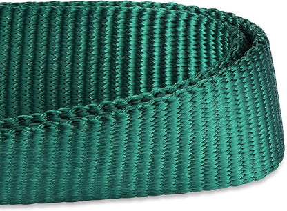 Hyhug Medium Dog Collar:Heavy-Duty Quick-Release Nylon Buckle, Adjustable & Durable, Cute Dog Collar (Medium, Dark Green)
