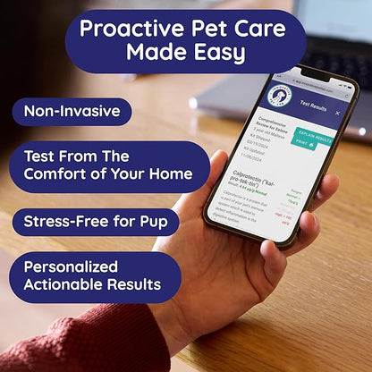 Innovative Pet Lab Comprehensive Gut Health Check for Dogs - at-Home Stool Test for Digestion, Immune & Leaky Gut Symptoms Like Diarrhea, Allergies, Itchy Skin, Bad Breath - Easy Non-Invasive Testing