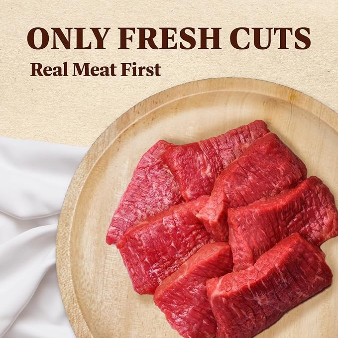 A Freschi srl Buffalo Dog Treats, All-Natural, Hypoallergenic, High Protein, Low Fat, Human Grade Puppy Chews – Healthy Grain-Free Training Treats, 12oz Jerky
