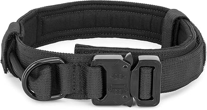 WOLF TACTICAL Dog Collar for Large Dogs Military Heavy Duty Dog Collars for Large Dogs Pitbull Collar German Shepherd Collar
