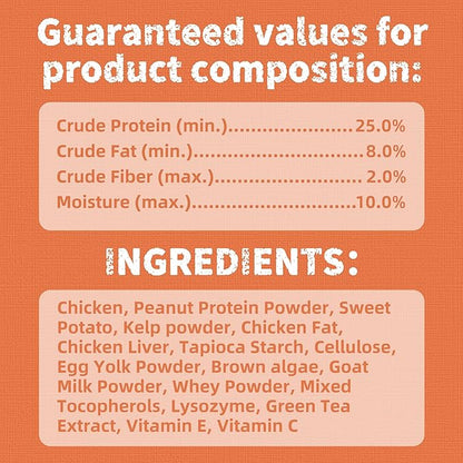 Just Try 16 OZ Dental Health Treats for Cats - Advanced Kelp Clean Teeth & Fresh Breath - Reduce Plaque & Tartar - Chicken Flavored Chews