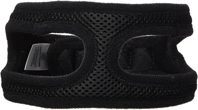 ChokeFree Velpro Mesh Pet Shoulder Harness Collar, 15"-16", Black