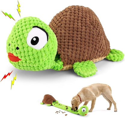 Dog Squeak Toys Dogs Enrichment Treat Dispensing Puzzle Toys Interactive Dog Toys for Large Medium Small Dogs