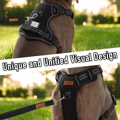 Dog Harness for Small Dog Breeds, No Need Over Head, No Pull Escapeproof Reflective Puppy Vest Harness, No Choke, Adjustable and Soft Padded Pet Vest for Easy Walking and Training, Black S