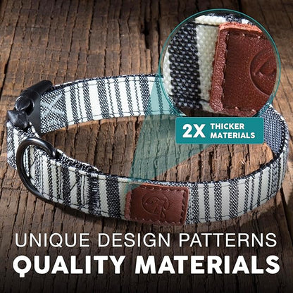 Embark Adventure Dog Collar – Stylish & Durable Nylon Dog Collars for Large Dogs, Comfortable Pet Collar, Collars for Large Breed Dogs with Strong Buckles. Adjustable Big Dog Collars for Large Dogs