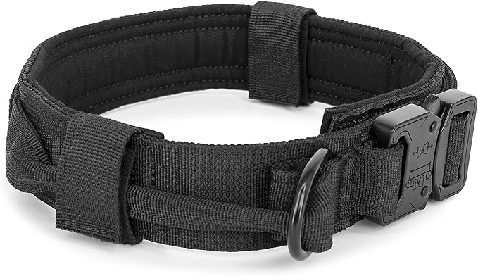 WOLF TACTICAL Dog Collar for Large Dogs Military Heavy Duty Dog Collars for Large Dogs Pitbull Collar German Shepherd Collar