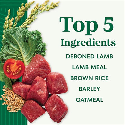 Nutro Natural Choice Adult Dry Dog Food, Lamb & Brown Rice Recipe, 5 lb. Bag