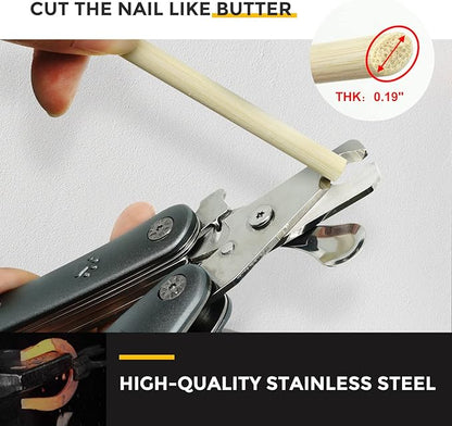 2025 Silent Design Nail Clipper for Anxiety Sensitive Dogs, Sharp Blade Cut Thick Nail Smoothly, 3 in 1 Compact Build-in Nail File & Comb, Heavy Duty Manual Professional Dog Nail Clipper