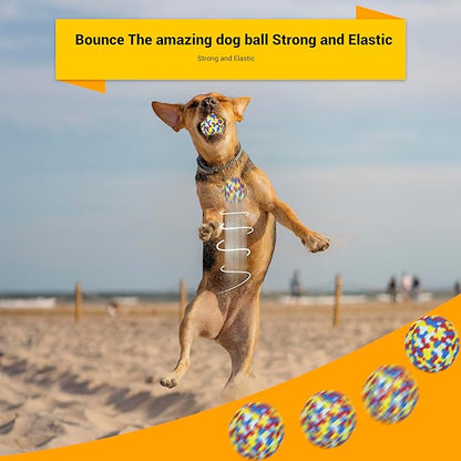 LIEVUIKEN Dog Balls Toys for Aggressive Chewers, Indestructible Durable Bouncy Floating Balls for Dogs to Fetch, Durable Solid Rubber Ball for Training Dog(2 Pack)