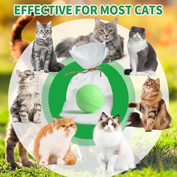 Ponal Cat Deterrent Outdoor, Natural Peppermint Oil Cat Repellent Outdoor Indoor, Mulch & Flower Permanently Against Scratch and Chew, Keep Cats Off Lawn, Yard, Garden, Keep Cats Away, 10 Pack