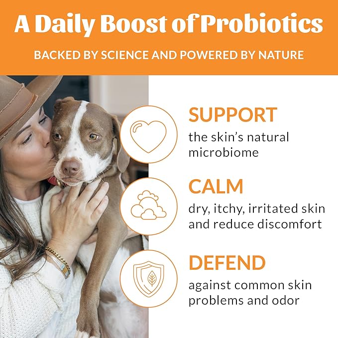 Skout's Honor Probiotic Pet Detangler Spray - Hydrating & Conditioning w/Avocado Oil, 97% Natural, Paraben & Sulfate-Free, softens for a More brushable Coat, Daily Use, 8oz, Honeysuckle, 2-Pack