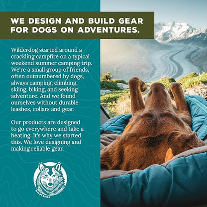 Wilderdog Waterproof Dog Leash - Repels Water & Dirt - Guava