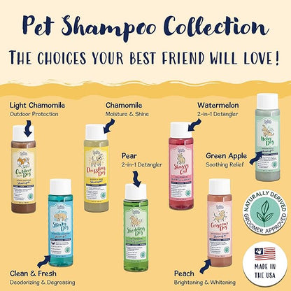 Bobbi Panter Outdoor Dog Shampoo - Made in USA - All Natural Formula for Soothes Itchy Skins - Concentrated 16:1 for Professional Grommers - Camomile Scent, 13 Oz (Case of 12)