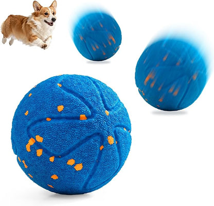 Pubialo Interactive Dog Ball Toys Electric Automatic Moving Dog Toys to Keep Them Busy Rechargeable Smart Rolling Squeaky Ball for Large