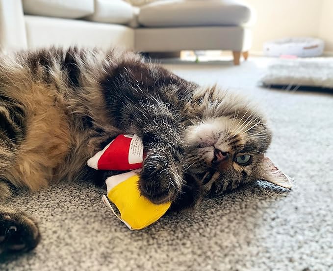 Yeowww! Catnip Kitten Mittens 3-Pack Cat Toy