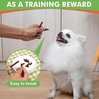 MON2SUN Dog Jerky Treats, 5 Inch Chicken Sticks (Chicken Liver Flavor) Rawhide Free Training Treats for Small Dogs, Soft and Healthy Snacks, 10.58oz (40 Count-Pack of 1)