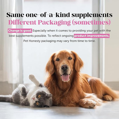 Omega 3 Fish Oil Supplement for Dogs & Cats (16oz), Wild Caught Omega 3 Fish Oil for Skin and Coat Health, Supports Shedding, Skin & Coat, Immunity, Joint, Brain & Heart, EPA + DHA