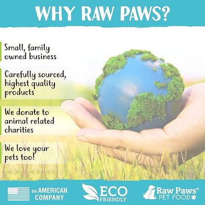 Raw Paws Freeze-Dried Pet Food for Dogs & Cats- Rabbit Recipe, 4-oz - USA Raw Dog Treats for Training - Cat and Dog Treats - 100% Rabbit Meat, No Added Hormones or Antibiotics