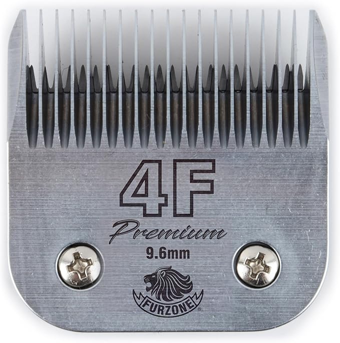 FURZONE Detachable Blade - Size 4F Blades 3/8", Made of Extra Durable Japanese Steel, Compatible with Most Andis, Oster, Wahl A5 Clippers