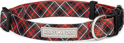 Lucky Love Dog - Adjustable Dog Collar with Easy Click Buckle for Large Ones, Durable, & Comfortable for Male & Female Dogs, Pet Collar for Puppies & Adult Dogs - Heywood, Large