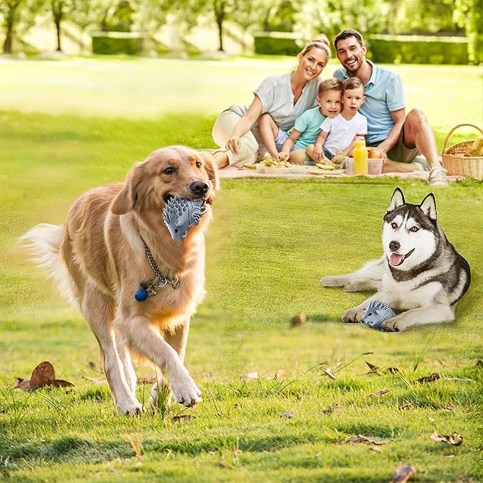 Homipooty Dog Chew Toys for Aggressive Chewers,Larg Dog Bones Toys,Dog Toys for Indestructible Squeaky Chewers,Clean Teeth Non Toxic Environmentally Friendly,100% Natural Rubber&Milk Flavor
