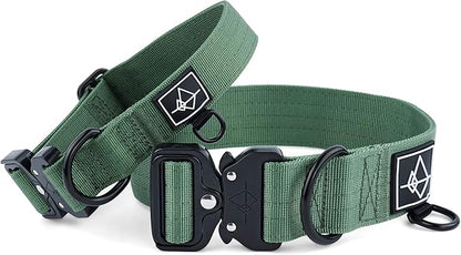 Made to ROAM Premium Dog Collar - Adjustable Heavy Duty Nylon Collar with Quick-Release Metal Buckle (Oregon Haze, Classic Size 1)