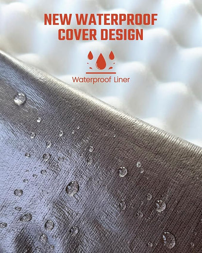 Pawccoli Orthopedic Dog Bed for Medium Dogs,Waterproof Supportive Egg Crate Foam Medium Dog Couch, Pet Bed with with Removable Bolsters, Washable Cover Non-Slip Bottom, (30''×21''×7'')