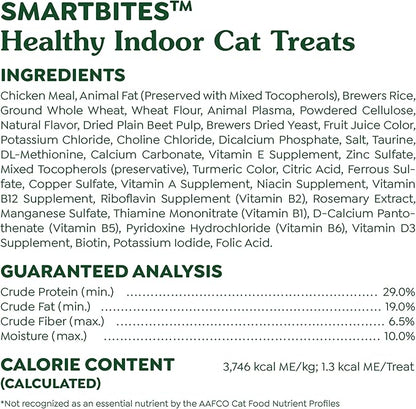 Greenies Feline Smartbites Healthy Indoor Cat Treats, Chicken Flavor, 4.6 oz. Pack