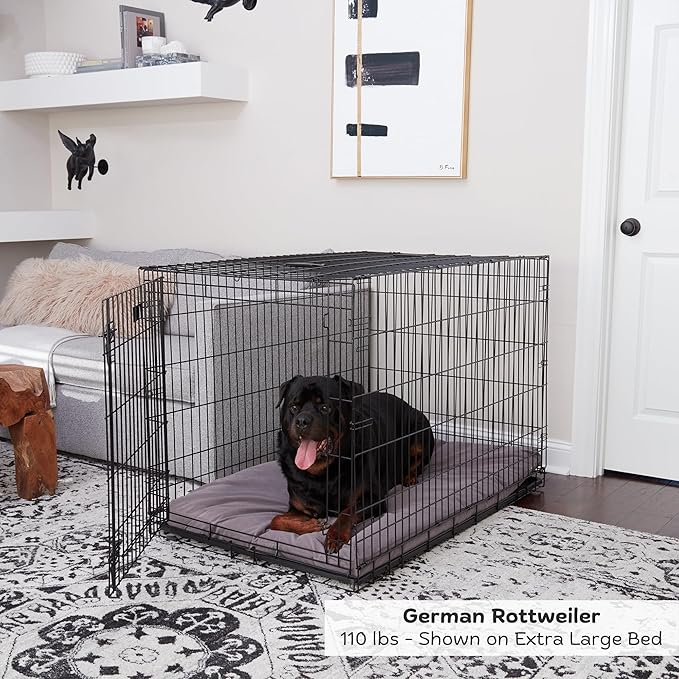 Happy Hounds Cooper Deluxe Reversible Crate Pad - Extra Large - Gray