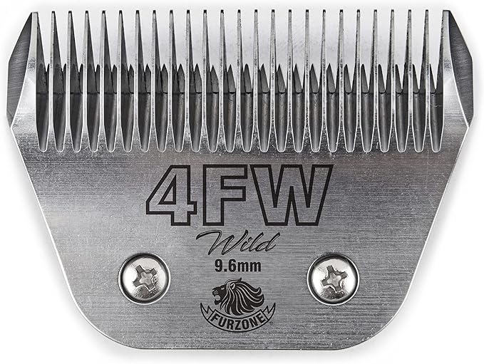FURZONE Detachable Blade - 4FW Clipper Blade 3/8", Japanese Steel, Extra Durable, Compatible with Most Oster, Wahl A5 Clippers