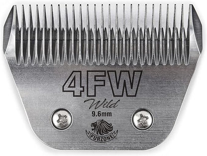 FURZONE Detachable Blade - 4FW Clipper Blade 3/8", Japanese Steel, Extra Durable, Compatible with Most Oster, Wahl A5 Clippers