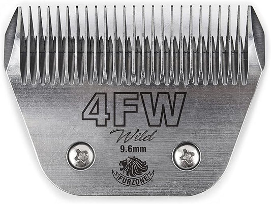FURZONE Detachable Blade - 4FW Clipper Blade 3/8", Japanese Steel, Extra Durable, Compatible with Most Oster, Wahl A5 Clippers