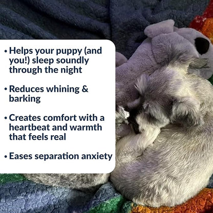 Snuggle Puppy Original Toys - Heartbeat Puppy for Dogs - Pet Anxiety Relief and Calming Aid - Comfort Dog Toys for Behavioral Training