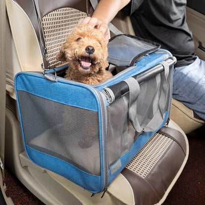 GAPZER Pet Carrier for Large and Medium Cats, Soft-Sided Pet Carrier for Big Medium Cats and Puppy, Dog Carriers Cat Carriers Pet Privacy Protection Travel Carriers