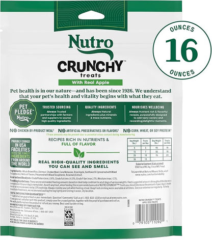 Nutro Crunchy Dog Treats with Real Apple, 16 oz. Bag