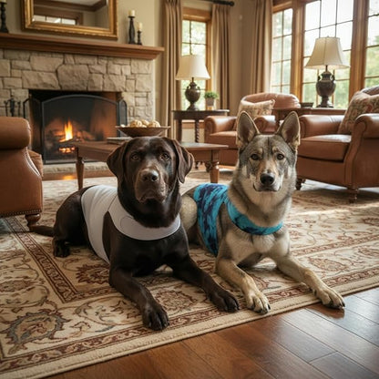DAJIDALI® Dog & Cat Anxiety Vest & Female Spay Recovery Suit – Silent No-Velcro Calming Wrap – Universal Fit for All Breeds (Including Corgi & Frenchie)