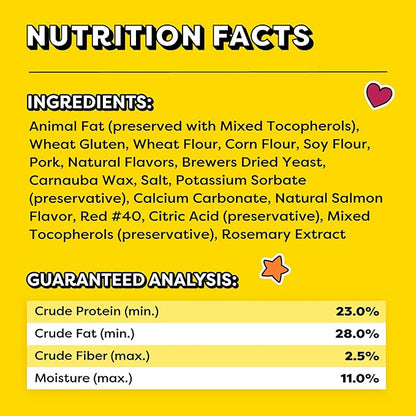 Temptations Tender Fills Crunchy and Soft Adult Cat Treats, Grilled Salmon Flavor, 4.6 oz. Pouch (Pack of 10)