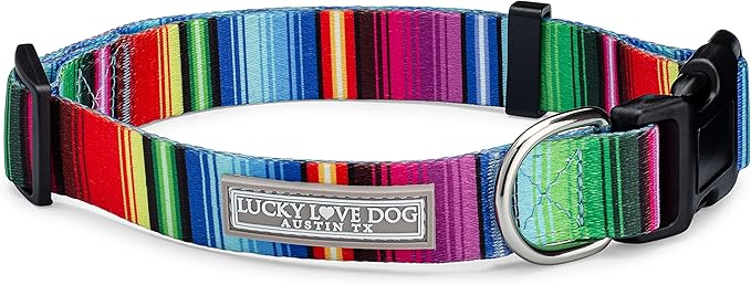 Lucky Love Dog - Adjustable Dog Collar with Easy Click Buckle for Large Dogs, Durable, & Comfortable for Male & Female Dogs, Pet Collar for Puppies & Adult Ones - Nacho, XL