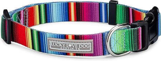 Lucky Love Dog - Adjustable Dog Collar with Easy Click Buckle for Large Dogs, Durable, & Comfortable for Male & Female Dogs, Pet Collar for Puppies & Adult Ones - Nacho, XL