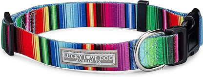 Lucky Love Dog - Adjustable Dog Collar with Easy Click Buckle for Small Dogs, Durable, & Comfortable for Male & Female Dogs, Pet Collar for Puppies & Adult Ones - Nacho, Small