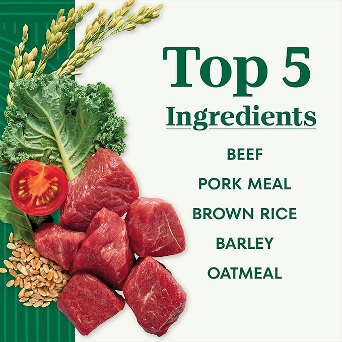 Nutro Natural Choice Adult Dry Dog Food, Beef & Brown Rice Recipe, 4.5 lb. Bag