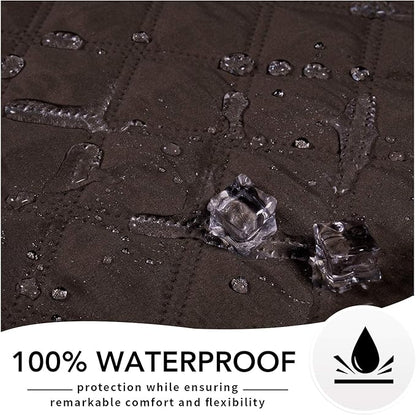 Easy-Going 100% Waterproof Dog Bed Cover, Non-Slip Pet Blanket for Furniture, Washable Couch Cover, Repleasement Sofa Cover (120X82 in,Chocolate)