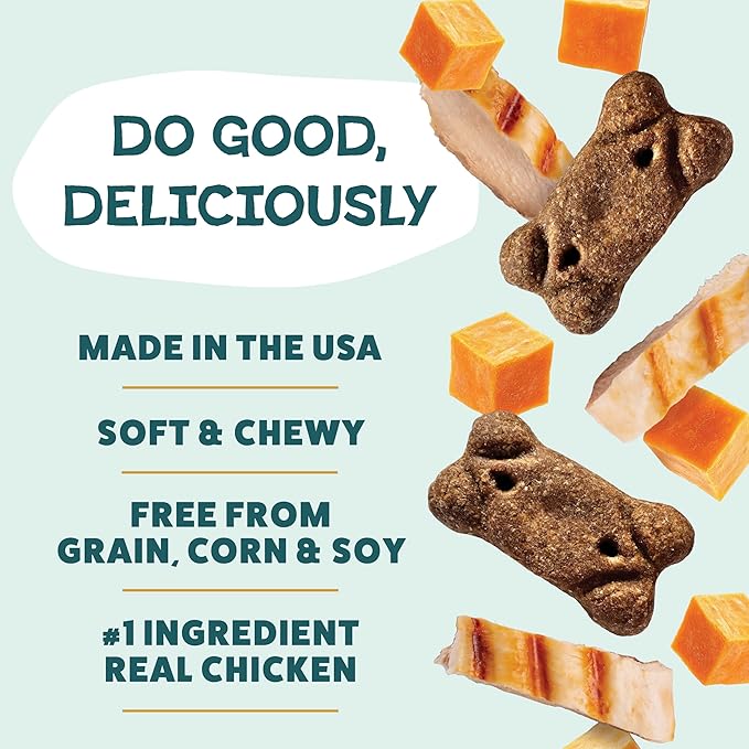Shameless Pets Soft Dog Treats – Cheeky Chicken Meaty Tenders, Soft & Chewy Treats for Dogs, Real Chicken 1st Ingredient, Grain Free, Healthy Treats for Small, Medium & Large Dogs, 8oz