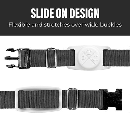 Pup Culture AirTag Holder - Lightweight, Protective Case for Dog & Cat Collars - Track Pets with Apple AirTag