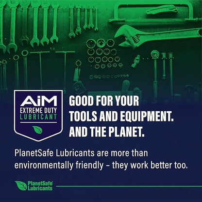 PlanetSafe Lubricants AiM - Pet/Dog & Cat Safe Lubrication Spray for Clipper Blades & Shears - 1 oz - Grooming Oil That Extends Blade Life, Prevents Heat Buildup - Non Silicone - Made in The USA!