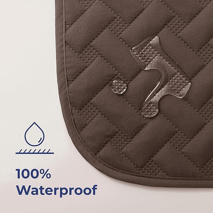 gogobunny 100% Double Sided Waterproof Dog Blanket Soft Pet Bed Cover Reversible Protect Furniture Couch Sofa Car for Puppy Cat Kids (Dark Chocolate/Light Chocolate, 30x70 Inch (Pack of 1))
