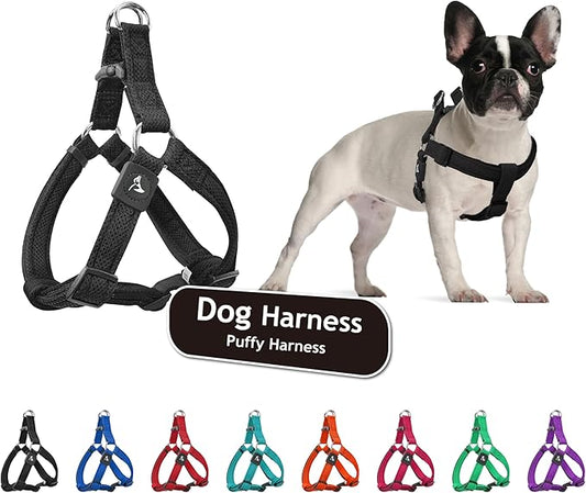 Kruz No Pull Dog Harness (Chest 30”-44”, Weight 66-176 lbs) Heavy-Duty Pet Harness for Large Breeds, Ultra-Comfort Fit, Lifetime Durability, Adjustable Dog Harness No Pull Design (Black, X-Large)